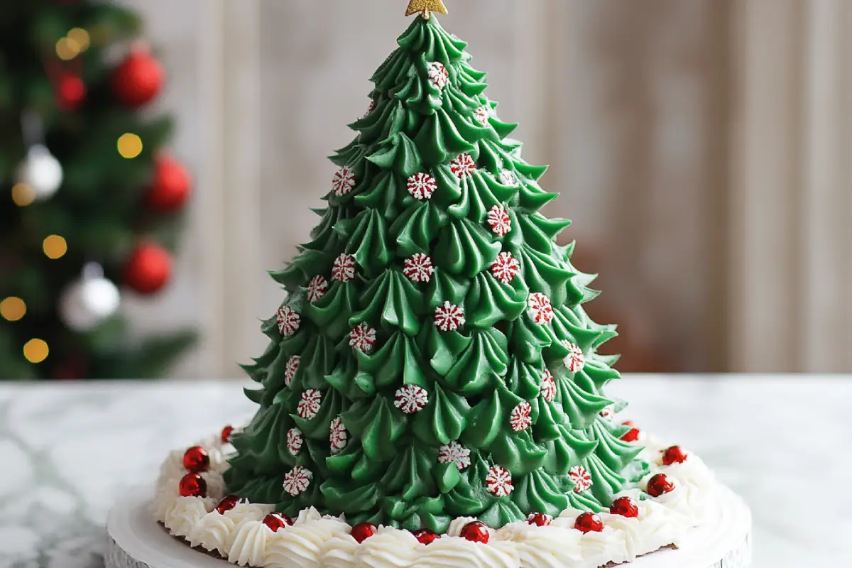 Christmas Tree Cake