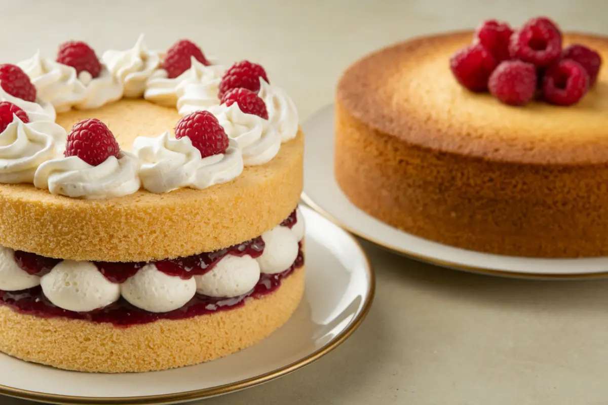 Victoria Sponge cake and Pound Cake